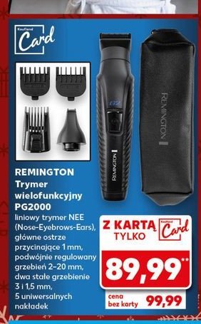 Zestaw męski pg 2000 Remington promocja w Kaufland