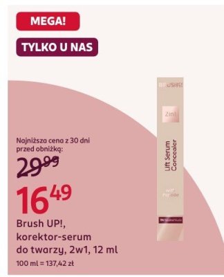 Korektor-serum do twarzy, 2w1 promocja w Rossmann