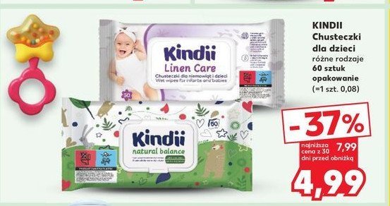 Chusteczki wilgotne linen care Cleanic kindii promocja