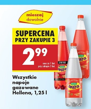 Oranżada biała Hellena oranżada promocja w Biedronka