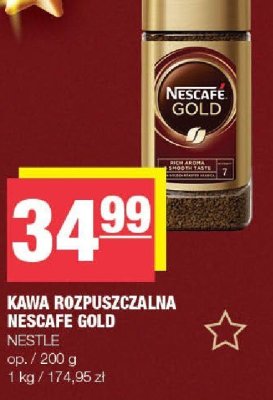 Kawa rozpuszczalna Nescafe Gold Nestle promocja w SPAR