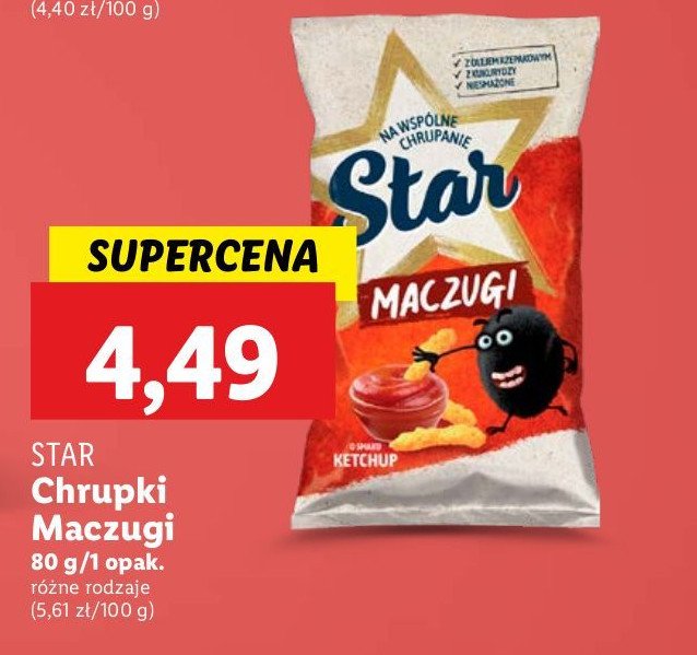 Chrupki maczugi Star Frito lay star promocja w Lidl