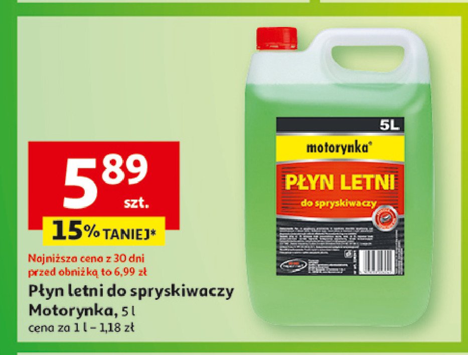 Płyn do spryskiwaczy letni Motorynka car care promocja