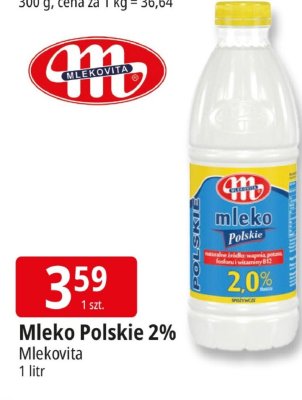 Mleko Polskie 2% promocja w Leclerc