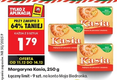 Margaryna Kasia promocja w Biedronka