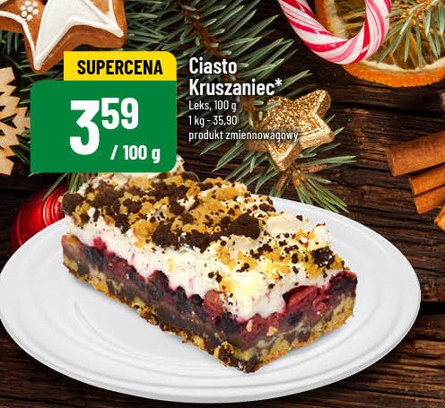 Ciasto kruszaniec Leks promocja w POLOmarket