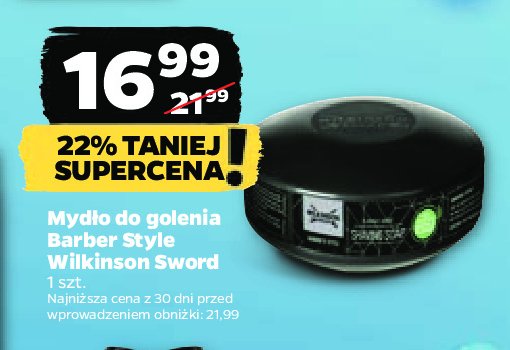 Mydło do golenia barber style Wilkinson sword promocja