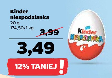 Jajko Kinder niespodzianka promocje