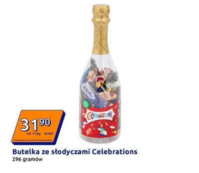 Butelka ze słodyczami  promocja w Action