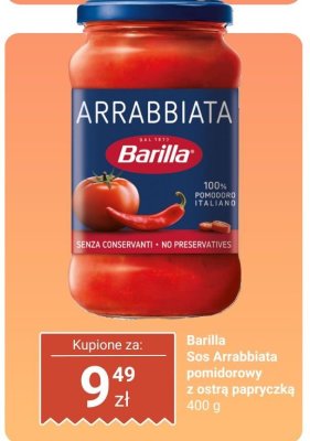 Sos Arrabbiata pomidorowy z ostrą papryczką Barilla promocja w Biedronka