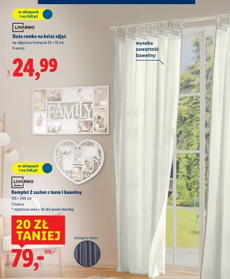 Duża ramka na kolaż zdjęć na zdjęcia w formacie 10 × 15 cm 4 wzory LIVARNO promocja w Lidl