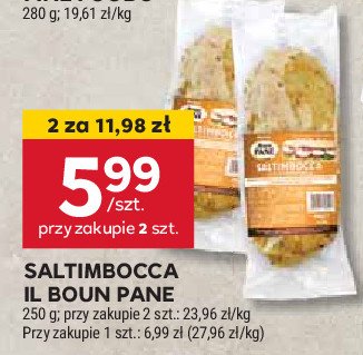 Saltimbocca Il buon pane promocja