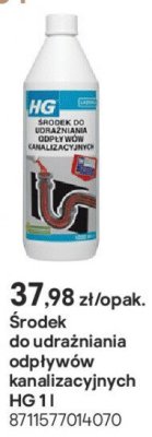 Środek do udrażniania odpływów kanalizacyjnych HG promocja w Castorama
