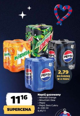 Napój gazowany 4-pak Mountain Dew promocja w Netto