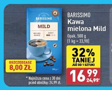 Kawa Barissimo mild promocja