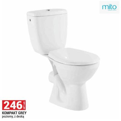 Kompakt KOMPAKT GREY poziomy, z deską promocja w Merkury Market