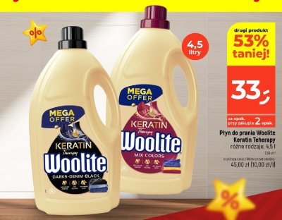 Płyn do prania Woolite Keratin Therapy Mix Colors 4,5 l promocja w Dealz