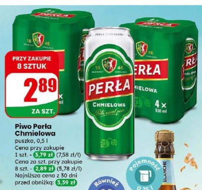 Piwo Perla Chmielowa promocja w Dino