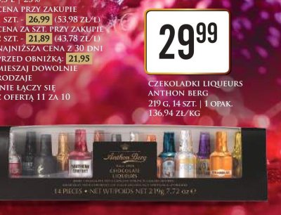 Czekoladki Liqueurs  promocja w Dino