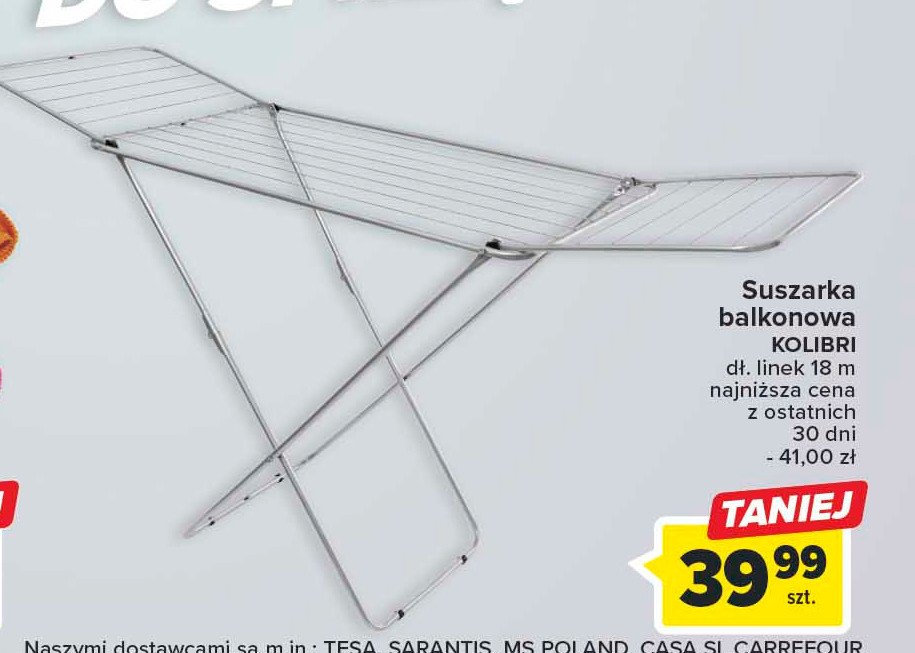Suszarka na pranie kolibri 18 m Casa si promocja