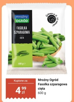 Fasolka szparagowa cięta promocja w Dino