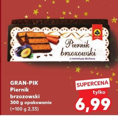 Piernik brzozowski promocja w Kaufland