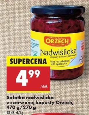 Sałatka nadwiślańska z czerwonej kapusty Orzech promocja