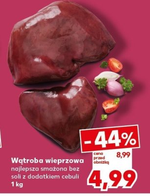 Wątroba wieprzowa promocja w Kaufland
