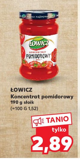 Koncentrat pomidorowy Łowicz promocje