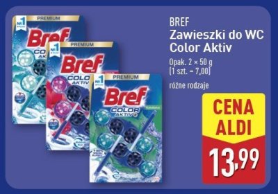 Zawieszka do wc świeże kwiaty Bref color aktiv promocja