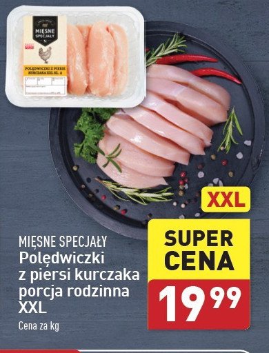 Polędwiczki z piersi kurczaka Mięsne specjały zawsze świeże (aldi) promocja