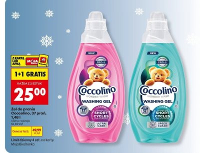 Żel do prania Coccolino Wonder Wash 37 prań 1,48l promocja w Biedronka