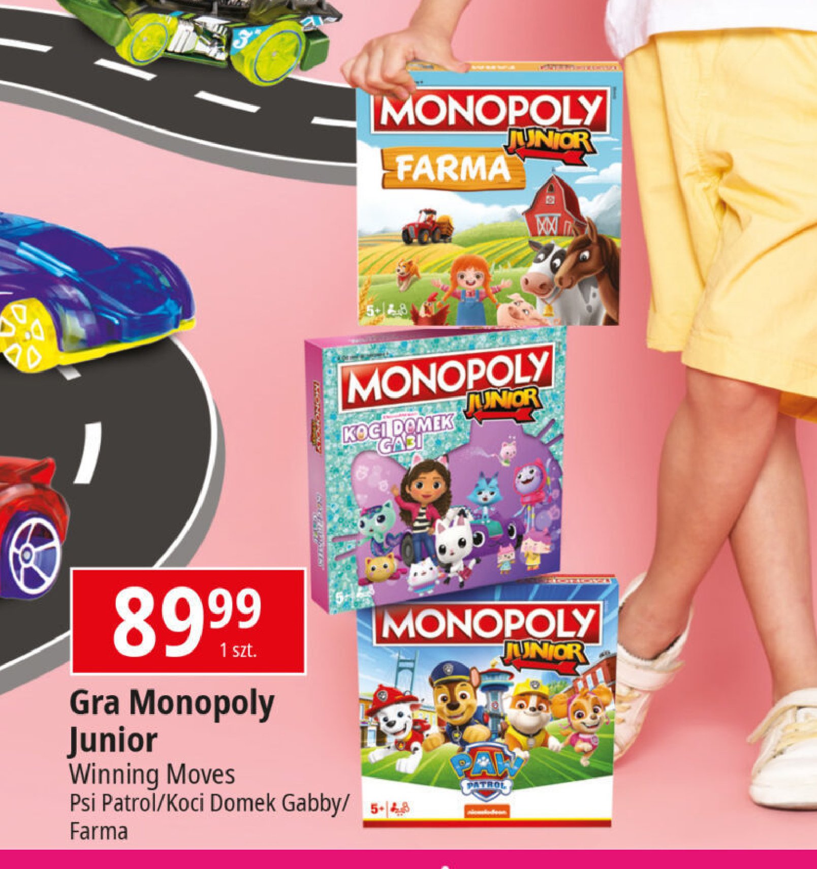 Gra monopoly junior koci domek gabi Hasbro promocja