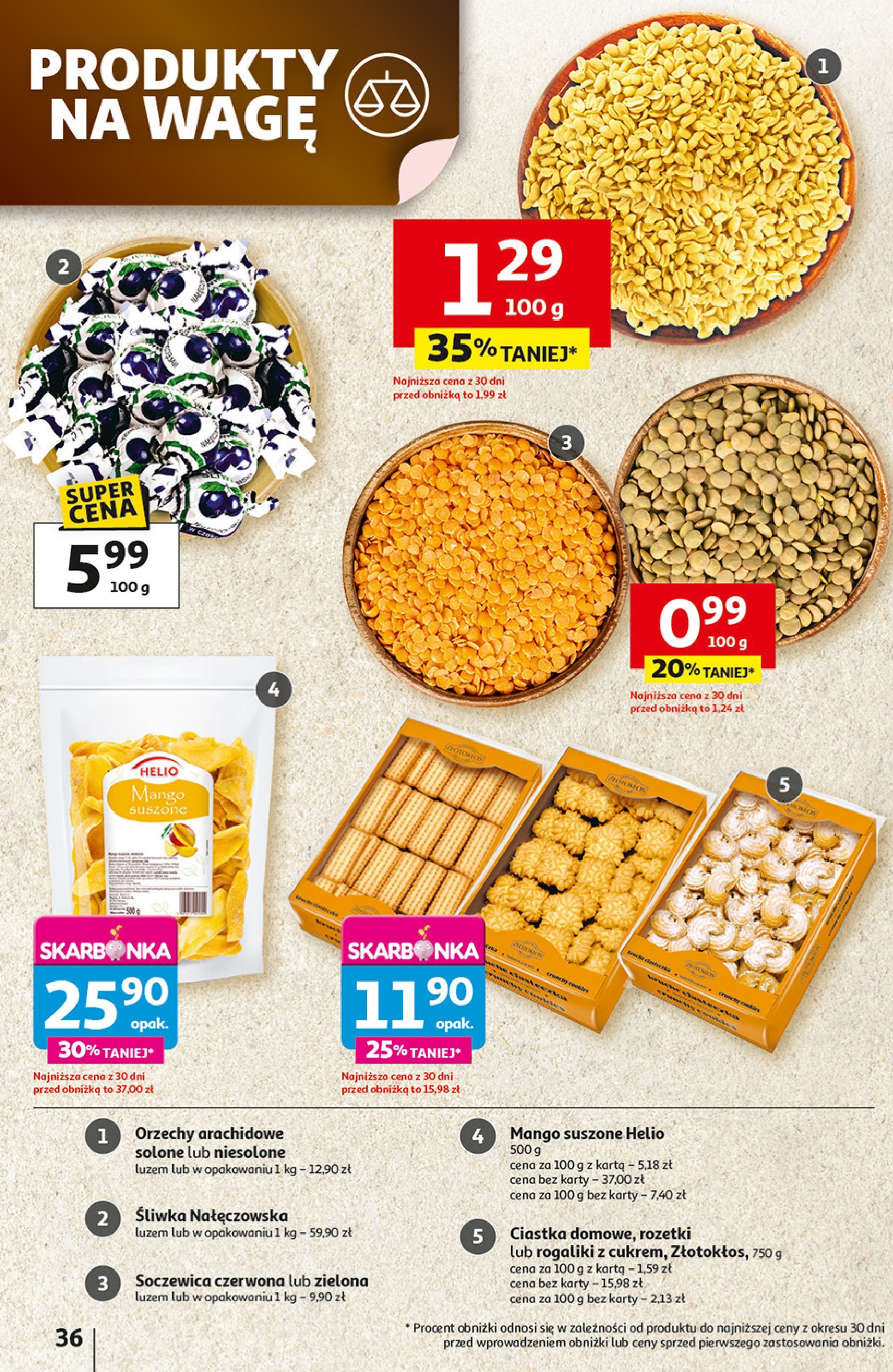 Rogaliki z cukrem Złotokłos promocja w Auchan