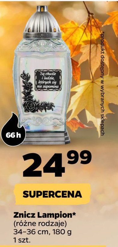 Znicz lampion 180 g promocja