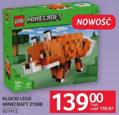 Klocki Lego Minecraft 21588 promocja w Selgros