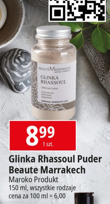 Glinka rhassoul w pudrze Beauty marrakech promocja