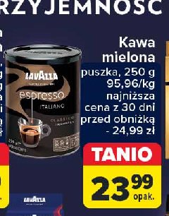 Kawa - puszka Lavazza espresso italiano promocja