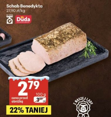Schab Benedykta promocja w Delikatesy Centrum