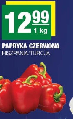 Papryka czerwona Hiszpania/Turcja promocja w SPAR