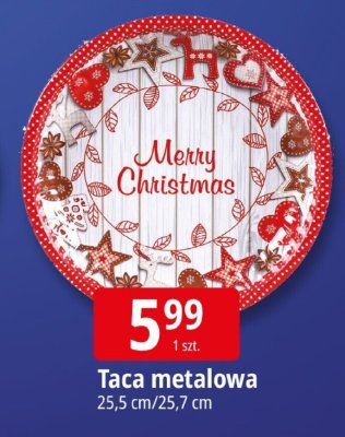 Taca metalowa promocja w Leclerc