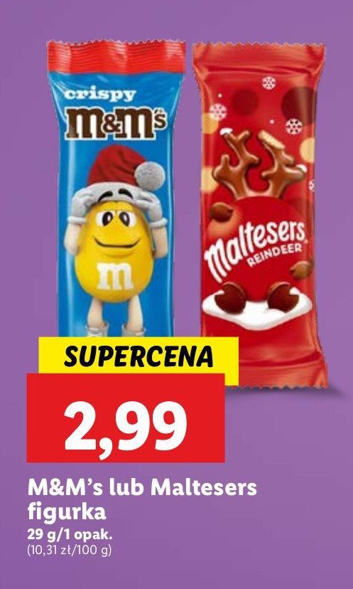 Czekoladowy renifer MALTESERS MERRYTEASER promocja