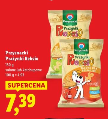 Prażynki Reksio promocja w Lidl