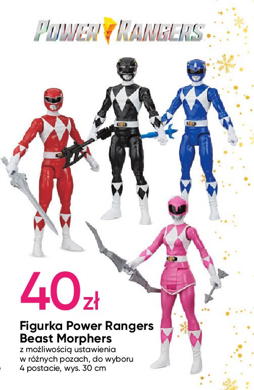 Figurka power rangers beast morphers Hasbro promocja