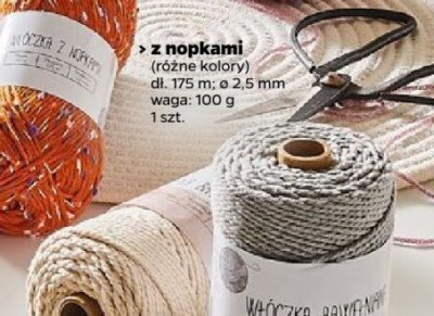 Włóczka z nopkami (różne kolory) promocja w Netto