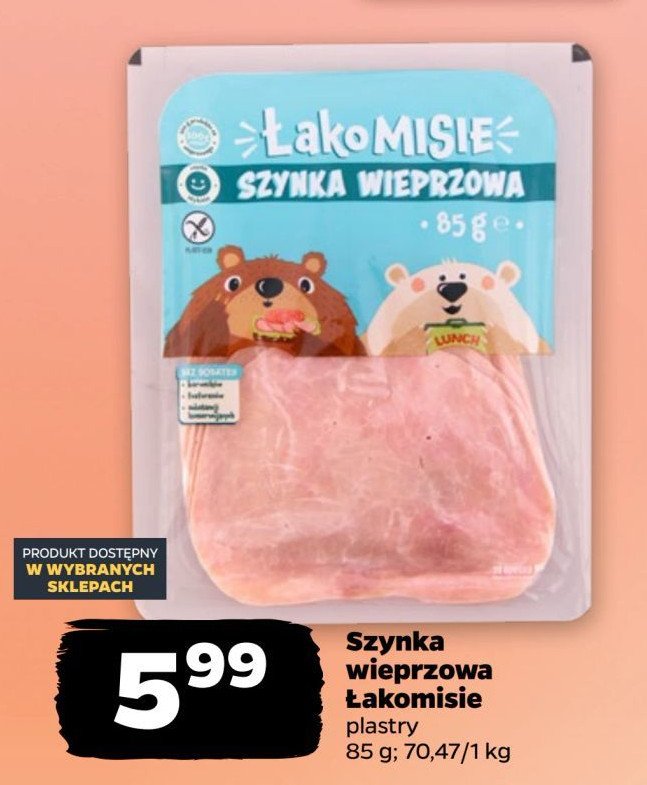 Szynka wieprzowa Łakomisie promocja