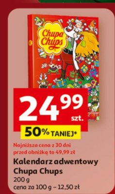 Kalendarz adwentowy Chupa Chups 200g promocja w Auchan