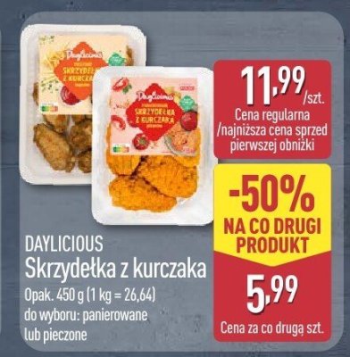 Skrzydełka z kurczaka Daylicious promocja w Aldi