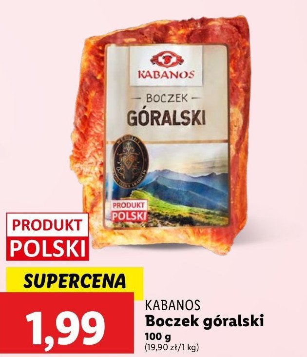 Boczek góralski Kabanos promocja