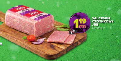 Salceson czosnkowy JBB promocja w Stokrotka